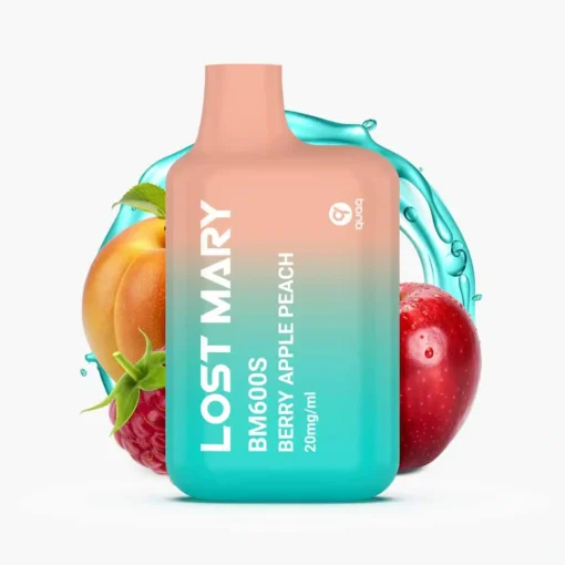 LOST MARY BM600s Berry Apple Peach Disposable Vape: Flavors, Ingredients & Lab Results