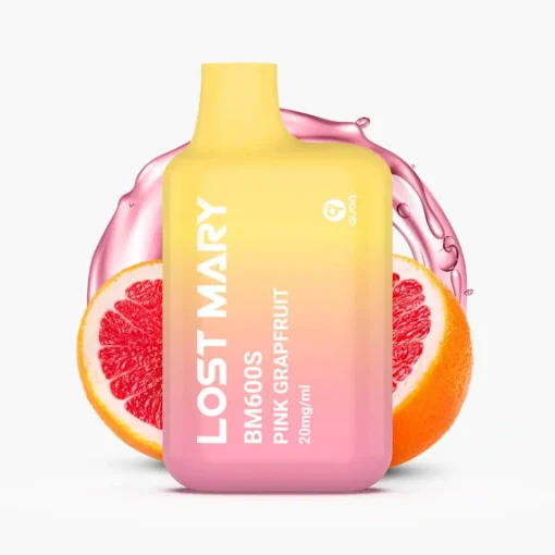 Lost Mary BM600s Pink Grapefruit Disposable Vape – A Burst of Citrus Flavor