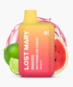 Lost Mary BM600s Watermelon Lemon Disposable Vape – Refreshing & Zesty Flavor