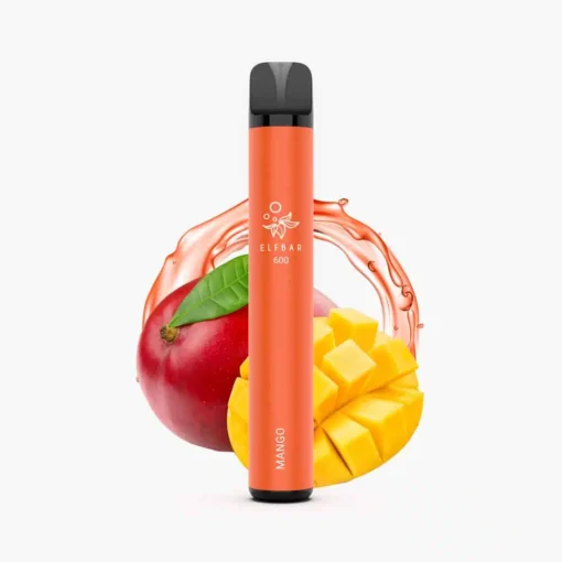 ELFBAR 600 Mango Ice (0% Nicotine) | Best Nicotine-Free Vape