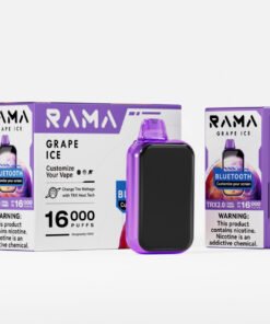 RAMA 16000 Puffs Disposable Vape Grape Ice – Rama TL16000